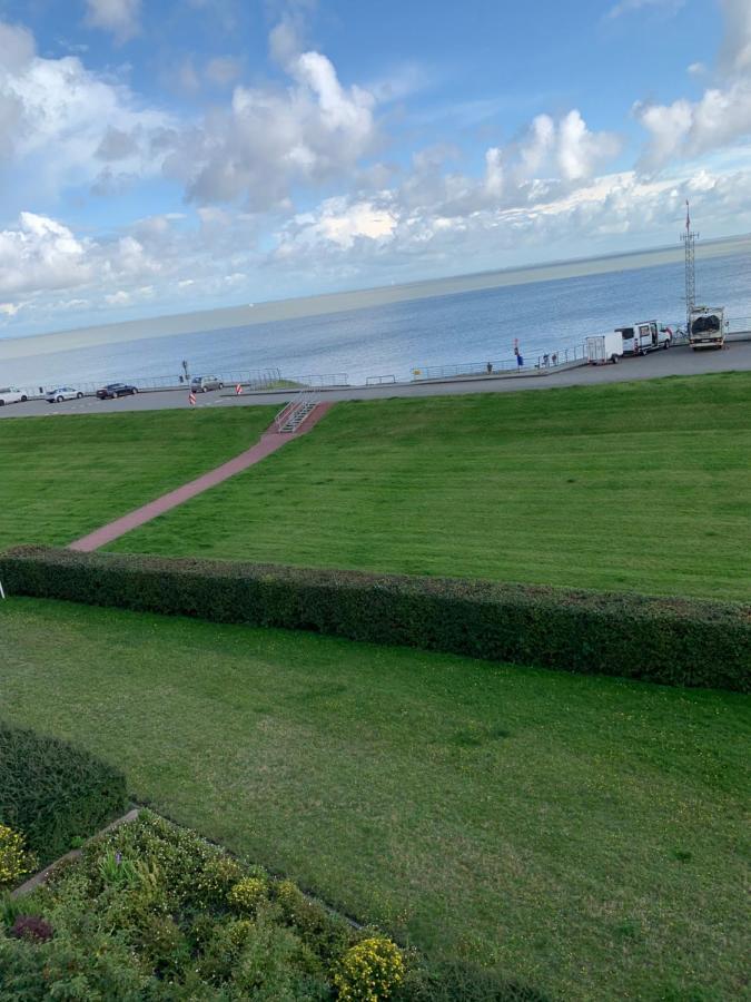 ヴィルヘルムスハーフェンFewo Mit Meerblick - Direktzugang Zur Nordseeアパートメント エクステリア 写真
